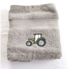 Grt Badehndklde med navn.