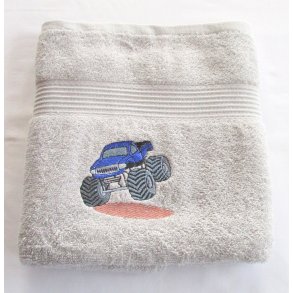 Badehndklde med navn & Motiv.