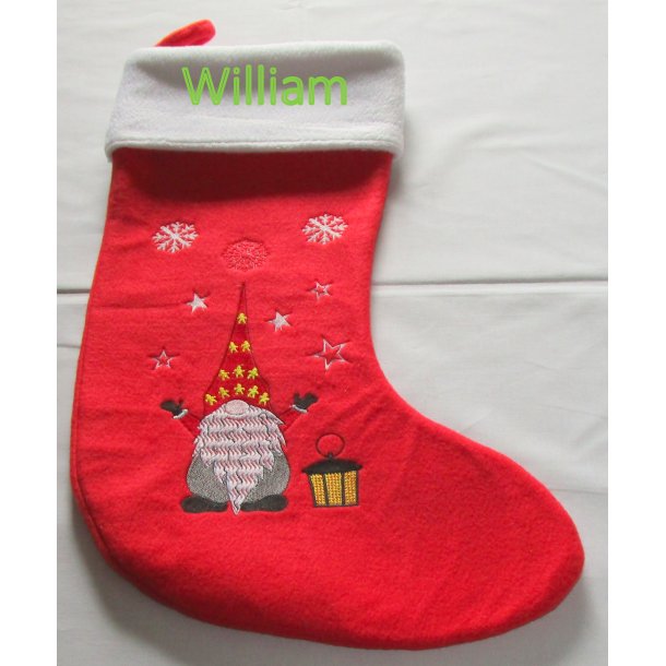 Julestrmpe med navn