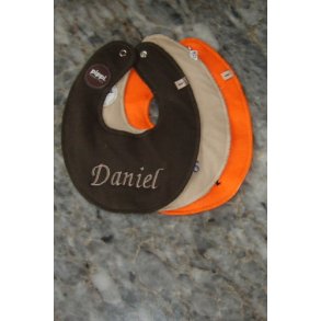 3 stk.Hagesmkke med navn.