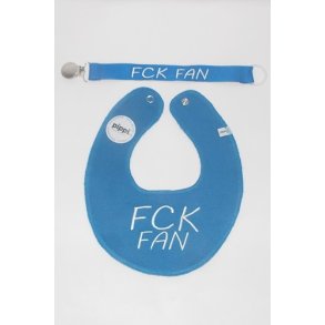 Bl hagesmk med tekst & Sutteholder.