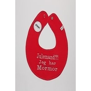 Rd hagesmk med tekst  Jeg har Mormor.