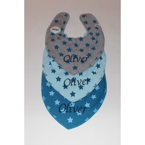 3 stk.Trkldesmkke med navn.