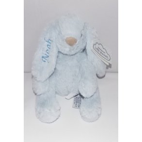 Lille Lolli bamse med navn & dato.