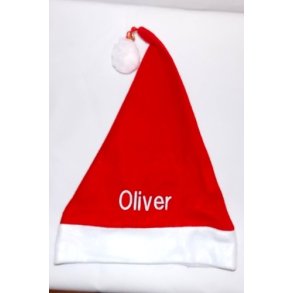 Nissehue Junior med navn.