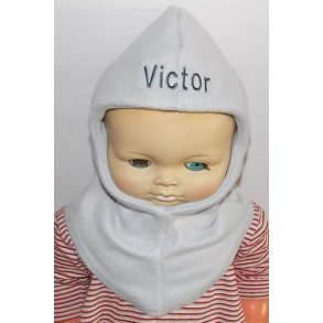 Elefanthue lysegr med navn.