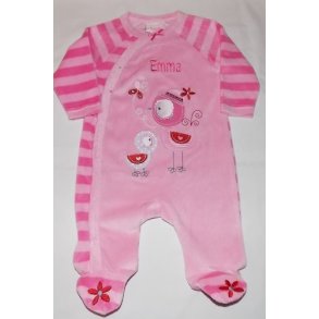 Pink Heldragt med navn.