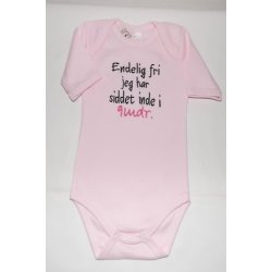 Body med tekst ( Endelig fri.)