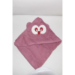 Rosa badeslag med navn.