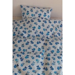 Junior sengetj med Blrv med navn & dato.