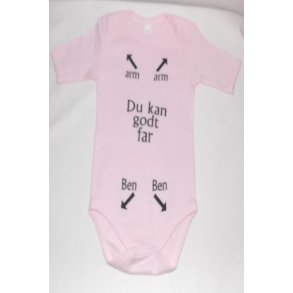  Body med tekst.( du kan godt Far.)