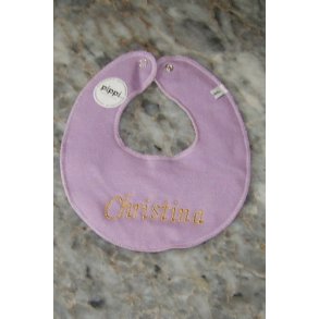 Lyselilla hagesmk med navn.