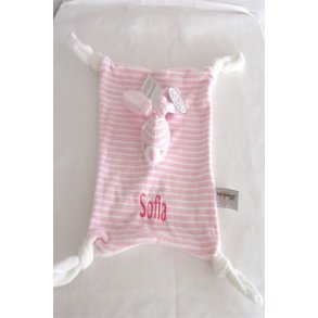 Nusseklud Kanin med navn.