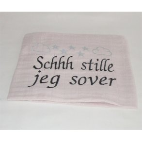 Rosabeiges ble med tekst