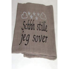 Beiges ble med tekst