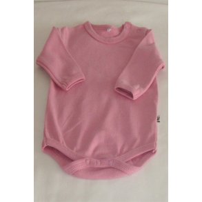  St�vet rosa body med navn.