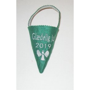 Grnt Krmmerhus med Gldelig jul & r.