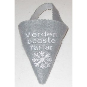 Grt Krmmerhus med Snefnug.