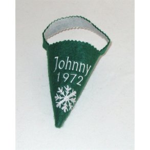 Grnt Krmmerhus med navn & r.  (  )