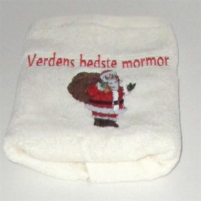 Gste hndklde Med Verdens bedste Mormor.