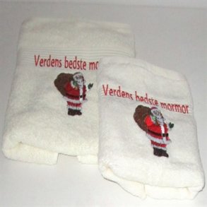 Hndklde Med Verdens bedste Mormor.