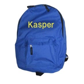 Koboltbl Junior rygtaske med navn