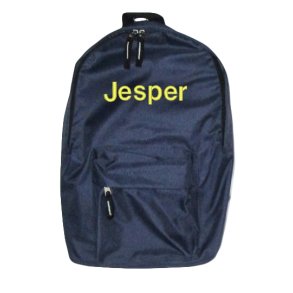 Mrkebl Junior rygtaske med navn