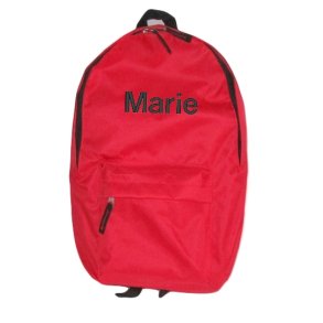 Rd Junior rygtaske med navn