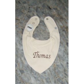 Rhvid trkldesmk med navn.