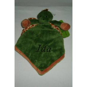 Nusseklud Skildpade, med navn & dato.