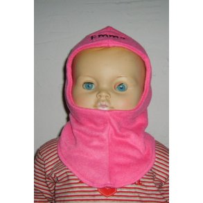 Elefanthue pink med navn.