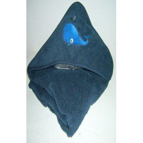 Mrkebl badeslag med navn & hvalen.