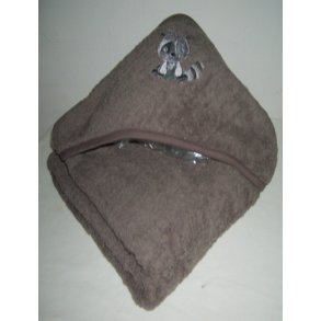 Gr badeslag med navn.