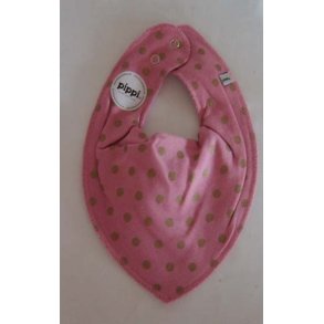 Rosa trkldesmk med prikker.