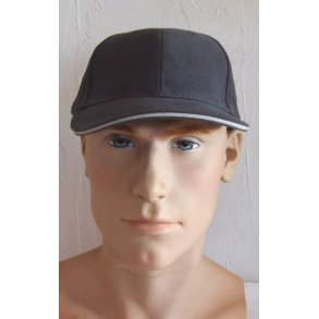 M�rkebl� Caps med navn.