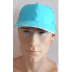 Turkis Caps med navn.