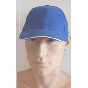 Coboltbl� Caps med navn.